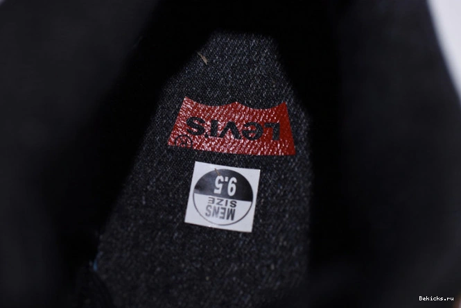 Reps BK levi''s air ao2571-001 x ''black'' jordan 4 1206